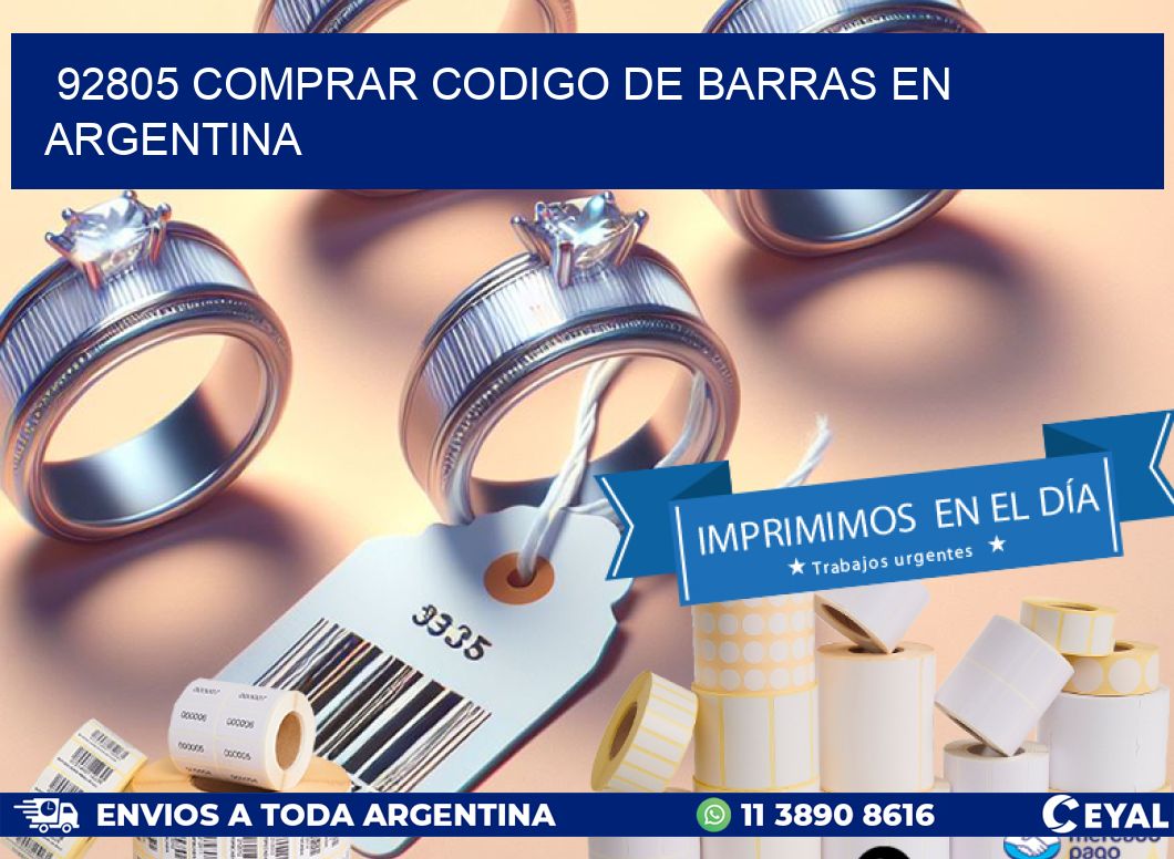 92805 Comprar Codigo de Barras en Argentina