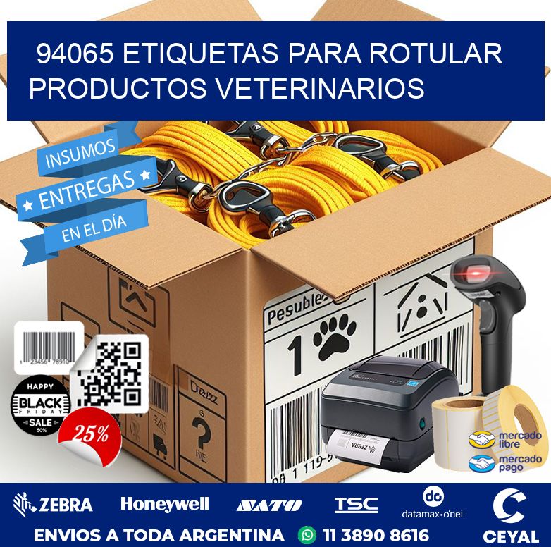 94065 ETIQUETAS PARA ROTULAR PRODUCTOS VETERINARIOS