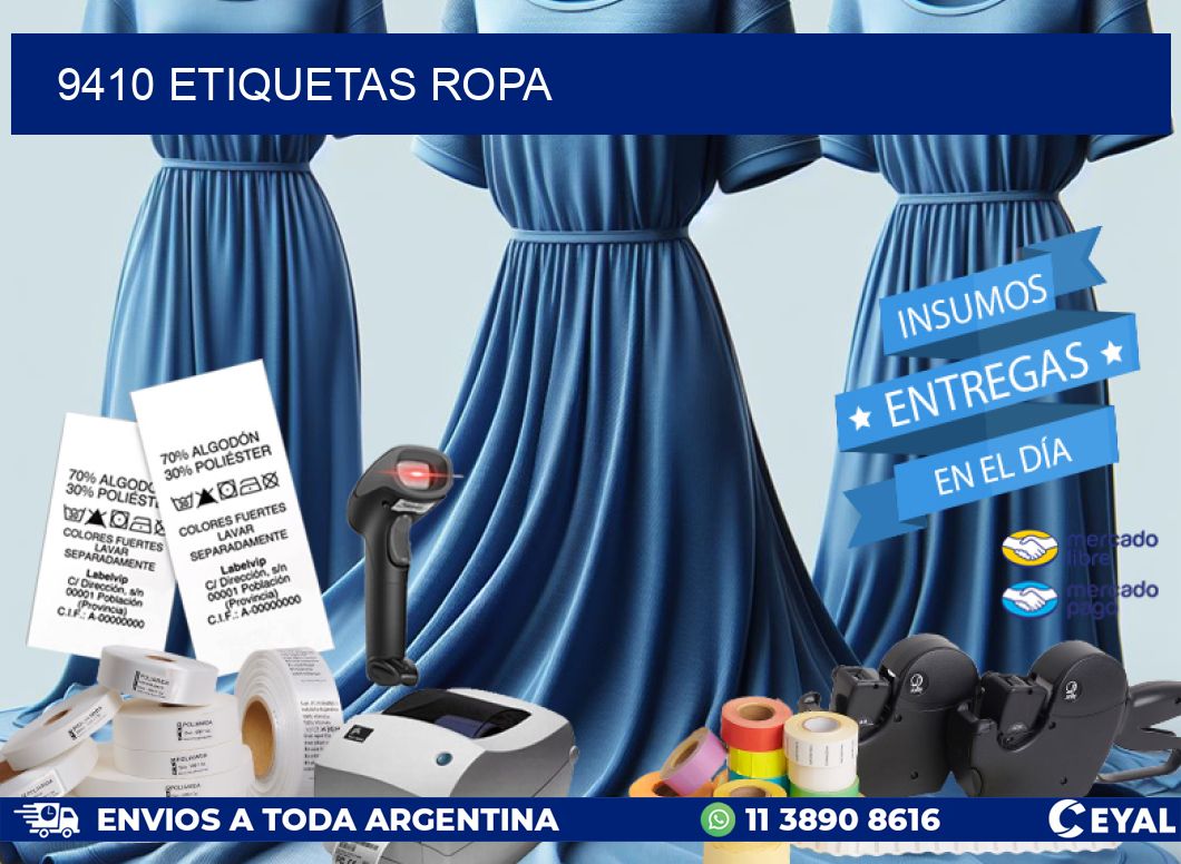 9410 ETIQUETAS ROPA