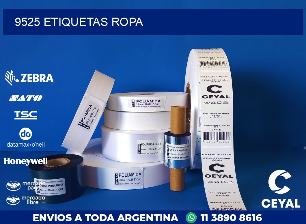 9525 ETIQUETAS ROPA