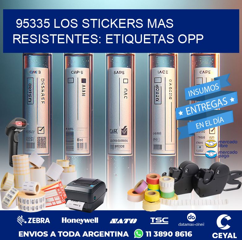 95335 LOS STICKERS MAS RESISTENTES: ETIQUETAS OPP