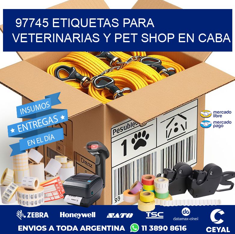 97745 ETIQUETAS PARA VETERINARIAS Y PET SHOP EN CABA