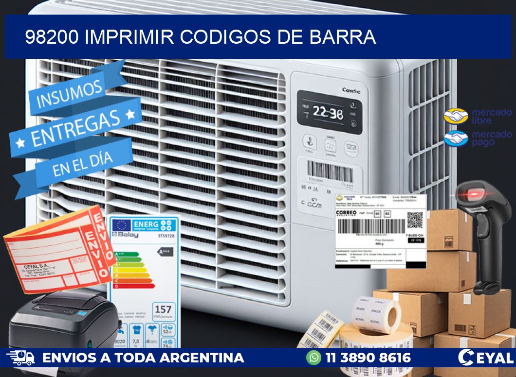 98200 imprimir codigos de barra