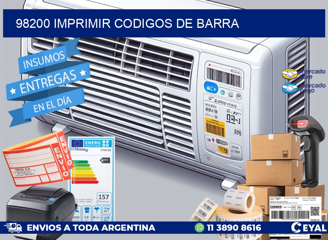98200 imprimir codigos de barra