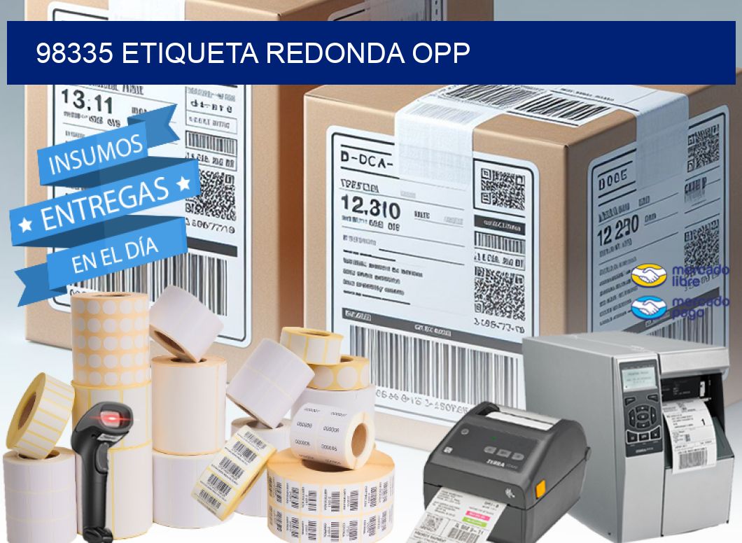 98335 ETIQUETA REDONDA OPP