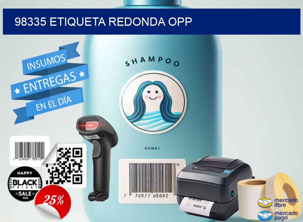 98335 ETIQUETA REDONDA OPP