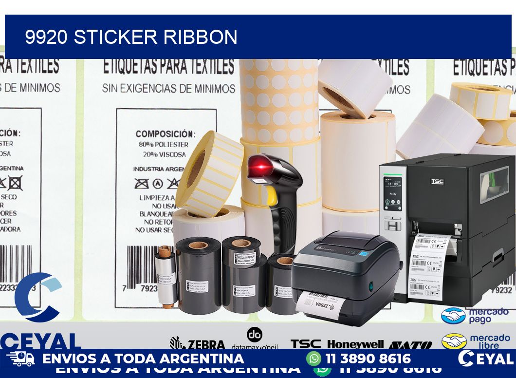 9920 sticker ribbon