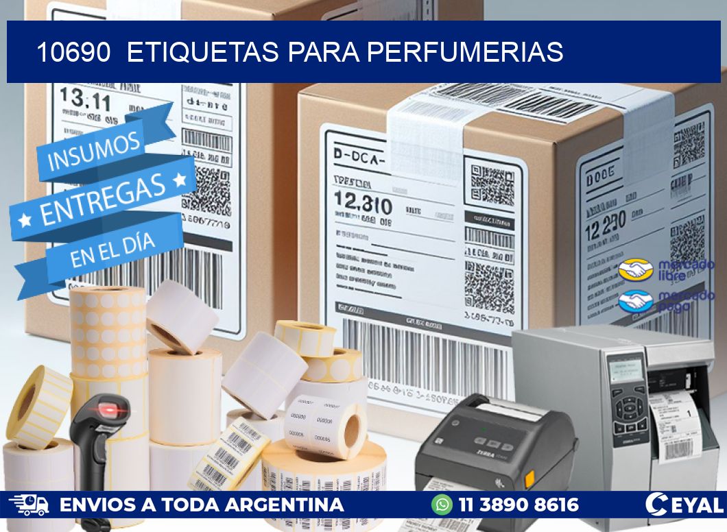 10690  ETIQUETAS PARA PERFUMERIAS