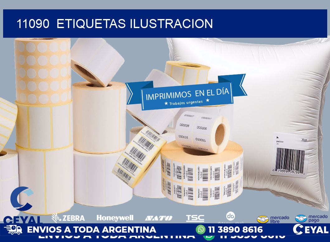 11090  ETIQUETAS ILUSTRACION