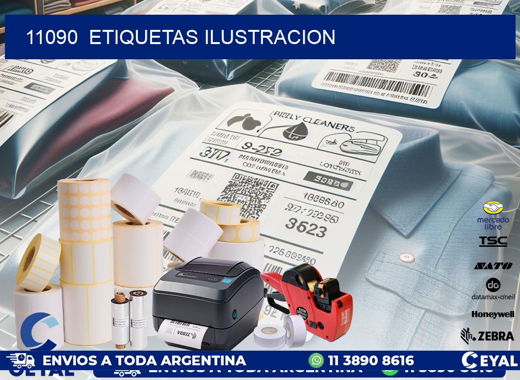 11090  ETIQUETAS ILUSTRACION