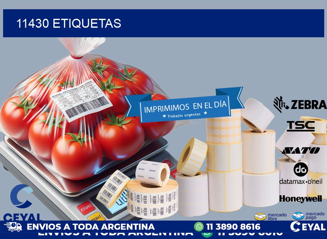 11430 ETIQUETAS