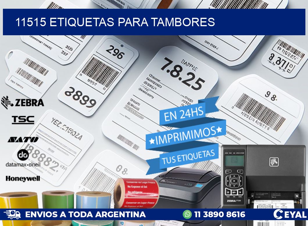 11515 ETIQUETAS PARA TAMBORES