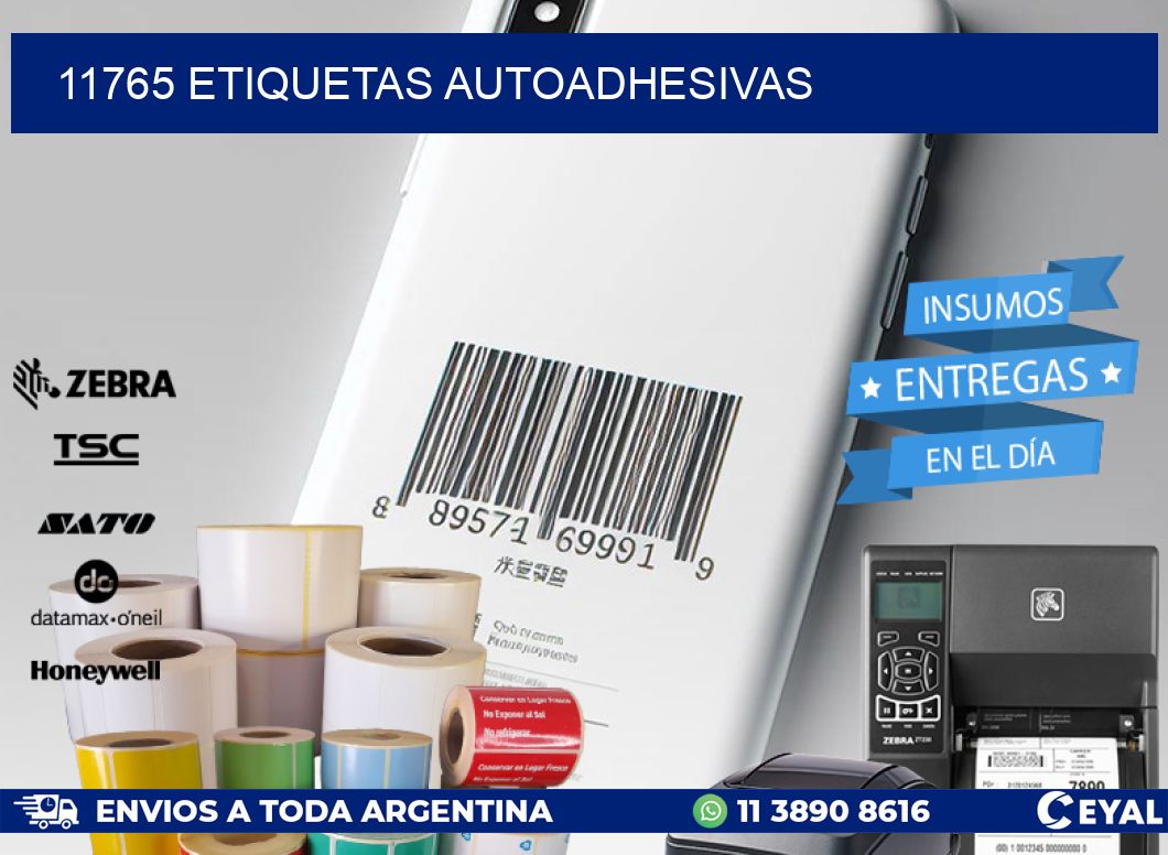 11765 ETIQUETAS AUTOADHESIVAS