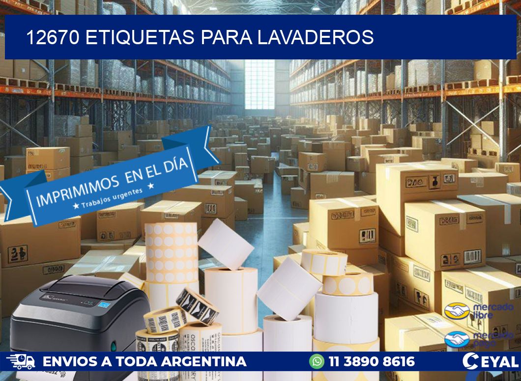 12670 ETIQUETAS PARA LAVADEROS