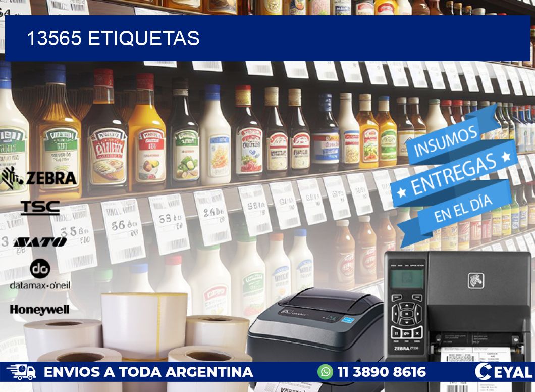 13565 ETIQUETAS