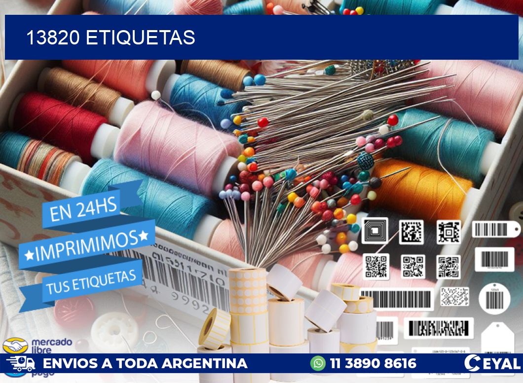13820 ETIQUETAS