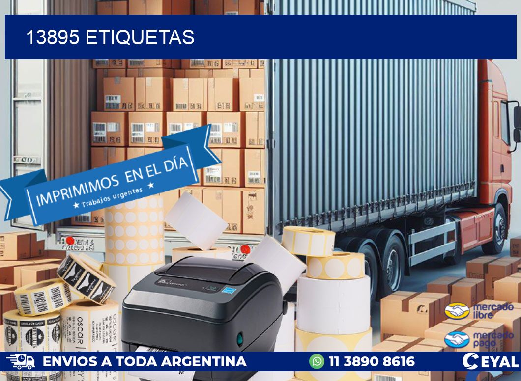 13895 ETIQUETAS
