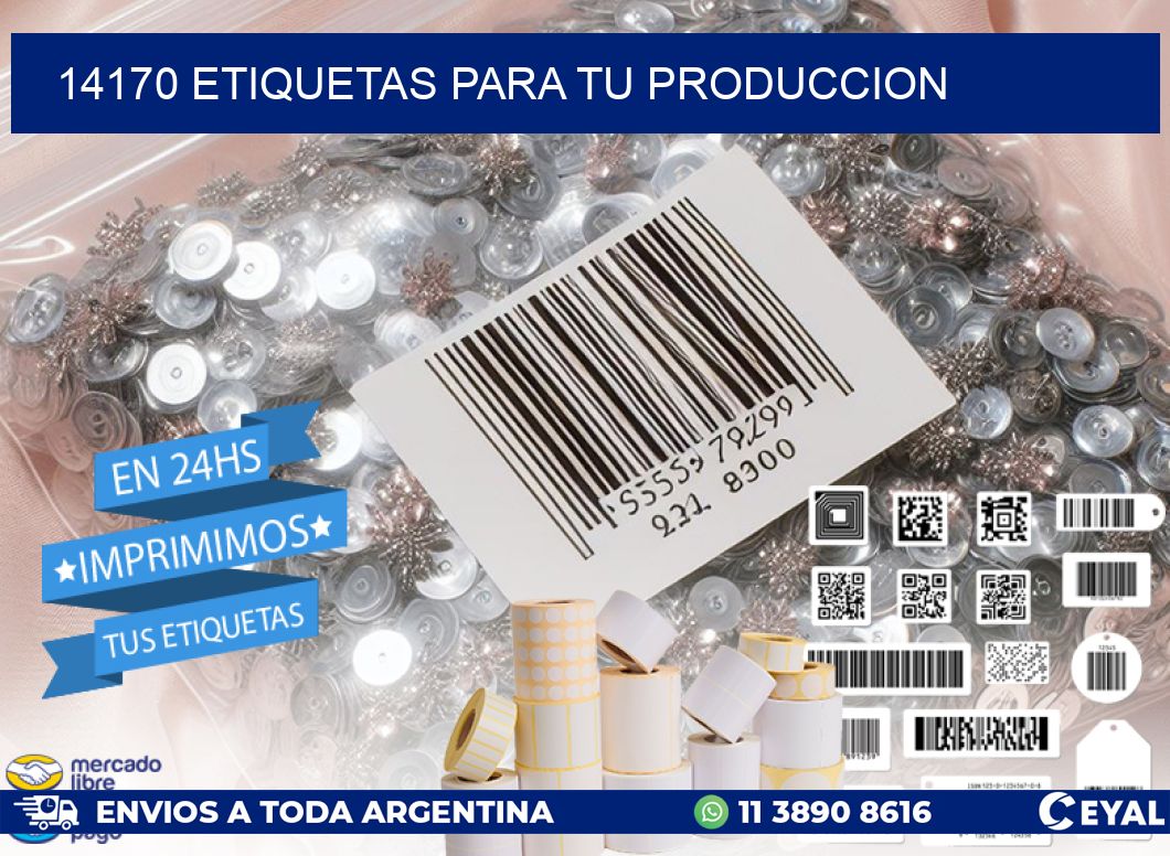 14170 ETIQUETAS PARA TU PRODUCCION