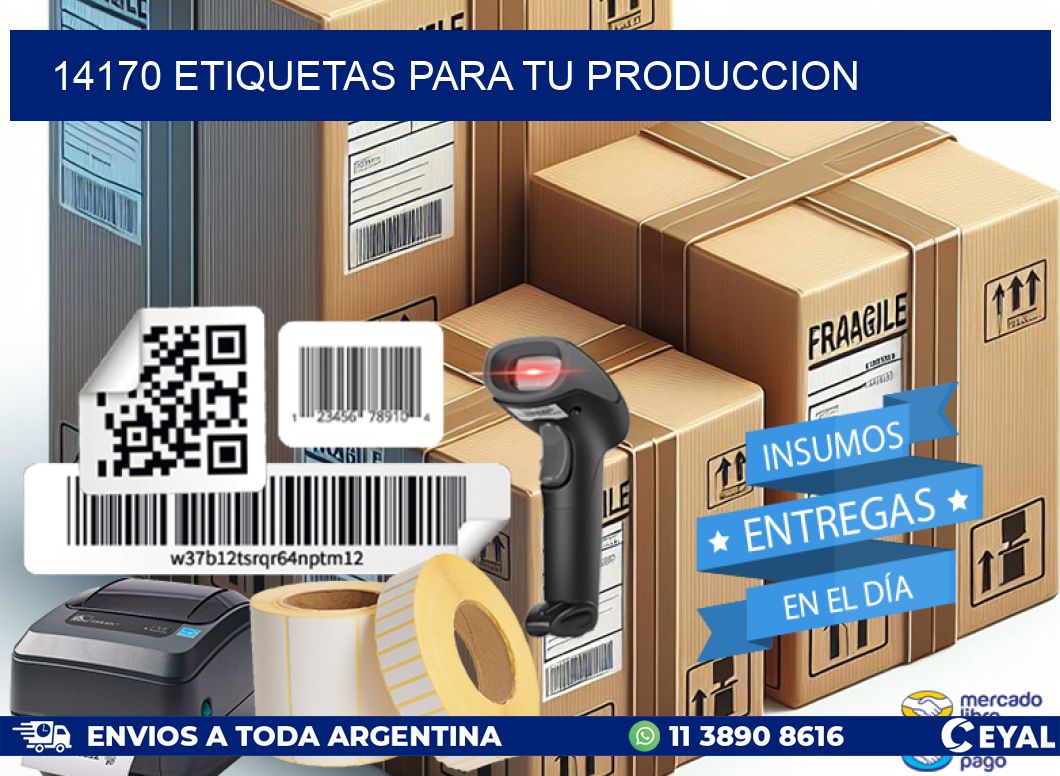 14170 ETIQUETAS PARA TU PRODUCCION