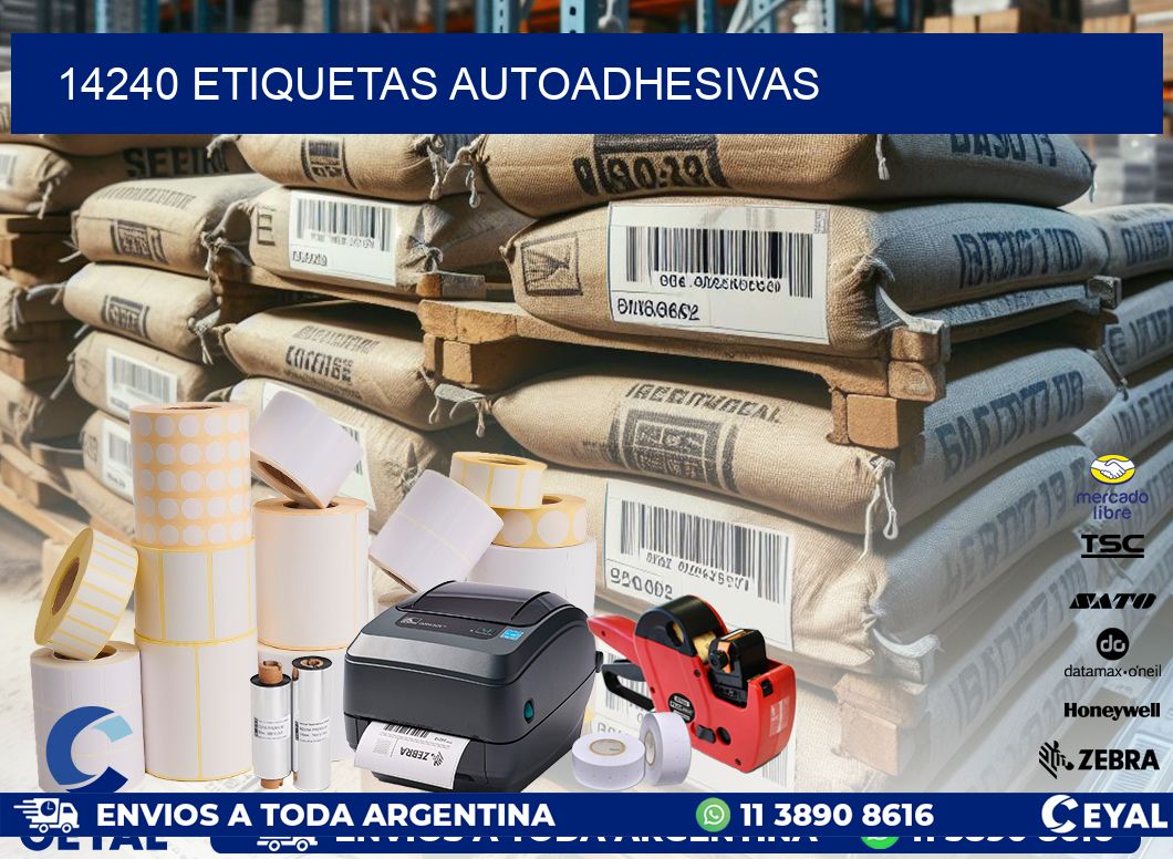 14240 ETIQUETAS AUTOADHESIVAS