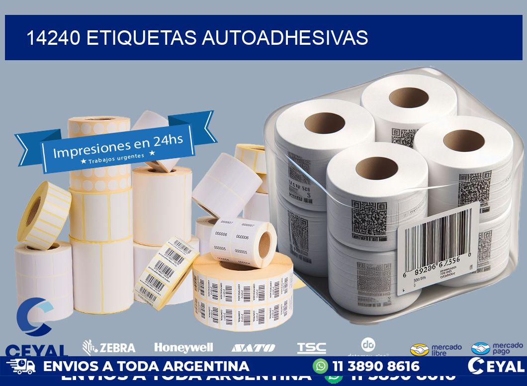14240 ETIQUETAS AUTOADHESIVAS