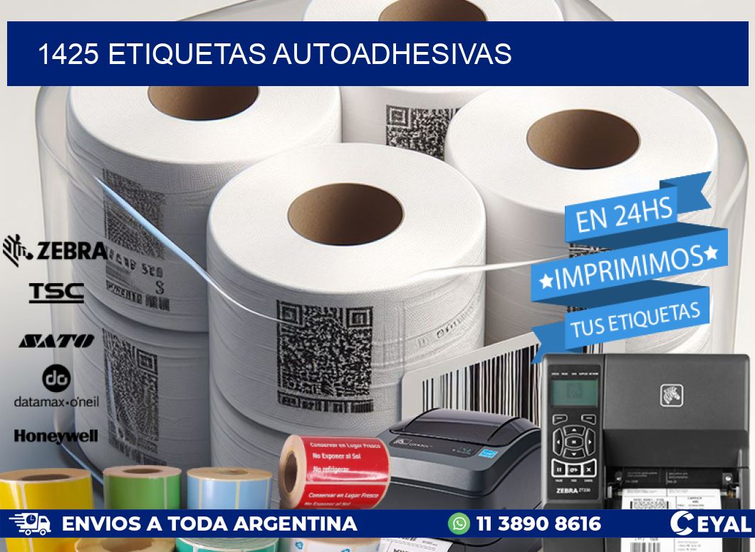 1425 ETIQUETAS AUTOADHESIVAS