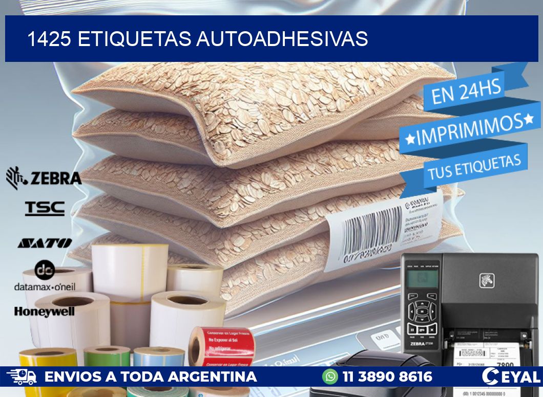 1425 ETIQUETAS AUTOADHESIVAS