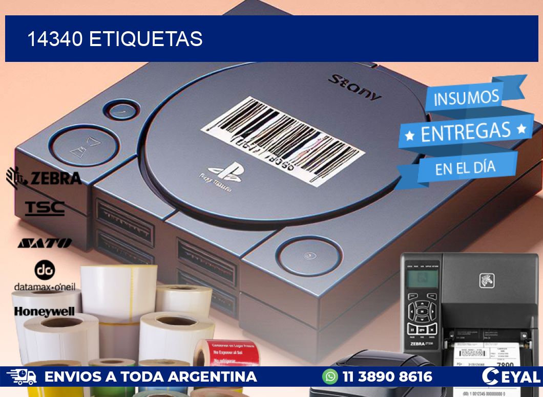 14340 ETIQUETAS