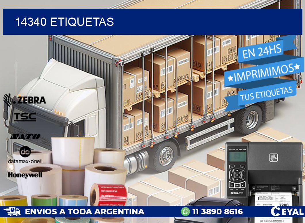 14340 ETIQUETAS