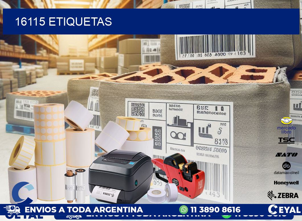 16115 ETIQUETAS