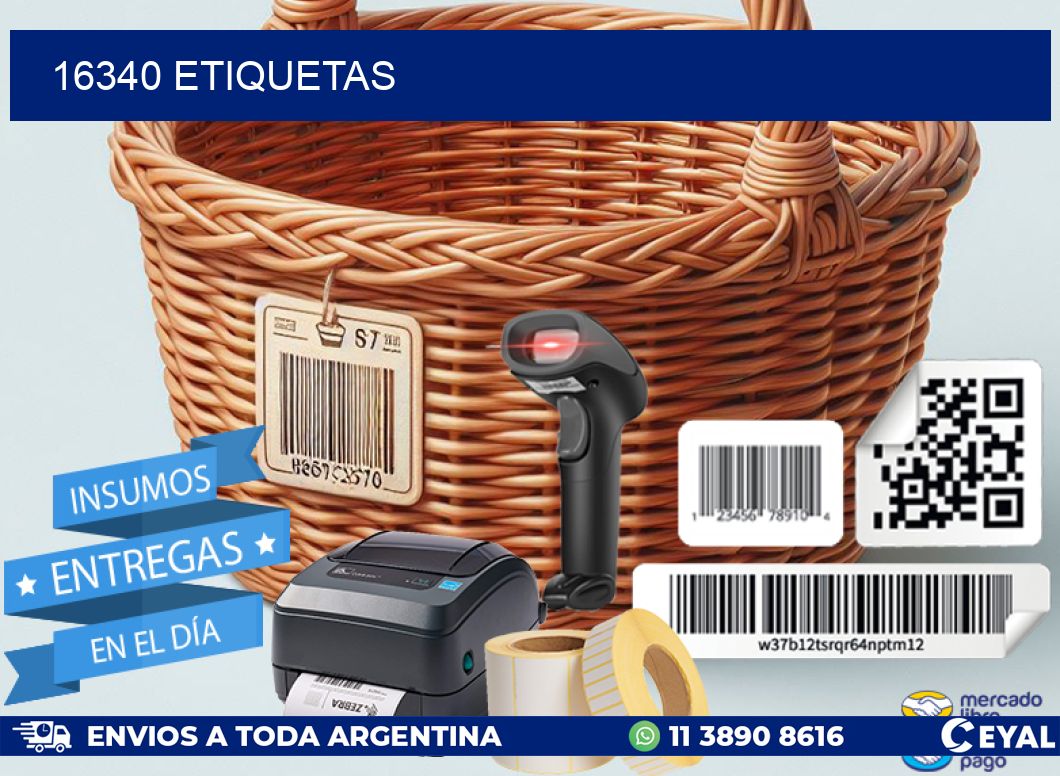 16340 ETIQUETAS