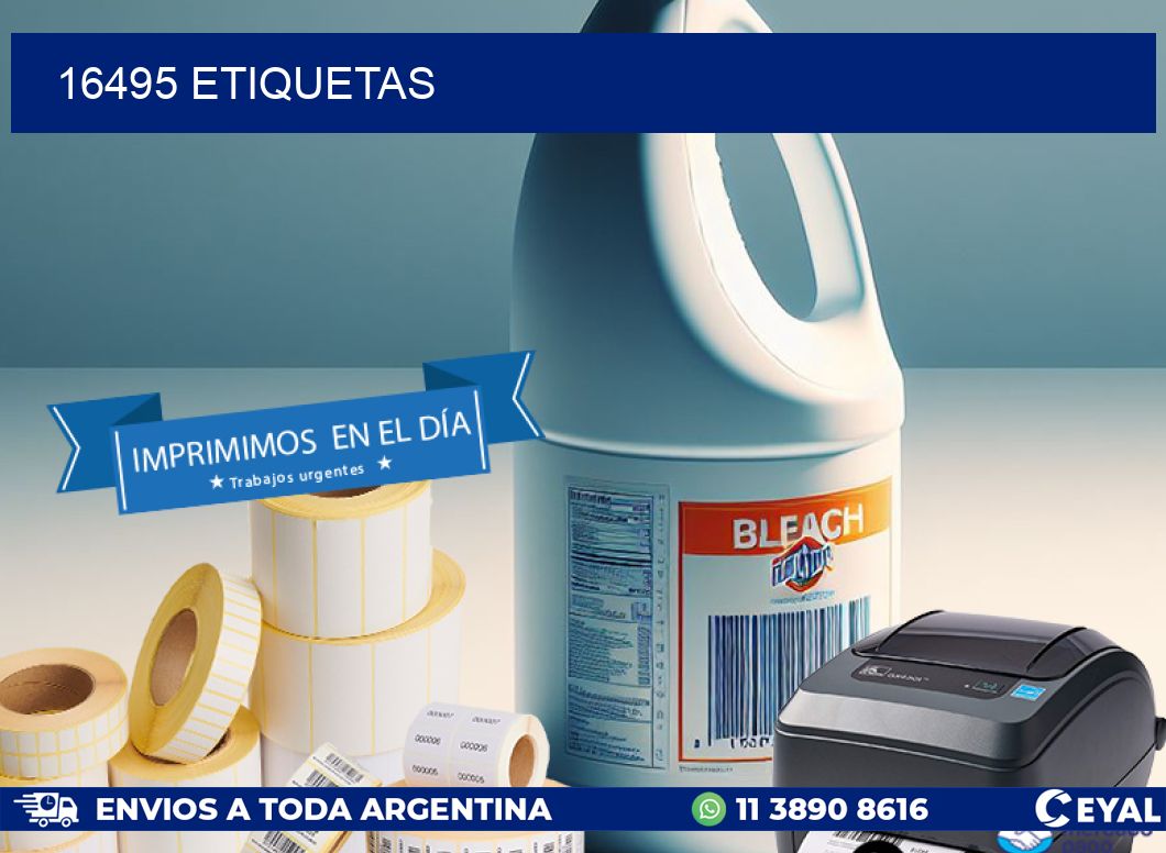 16495 ETIQUETAS