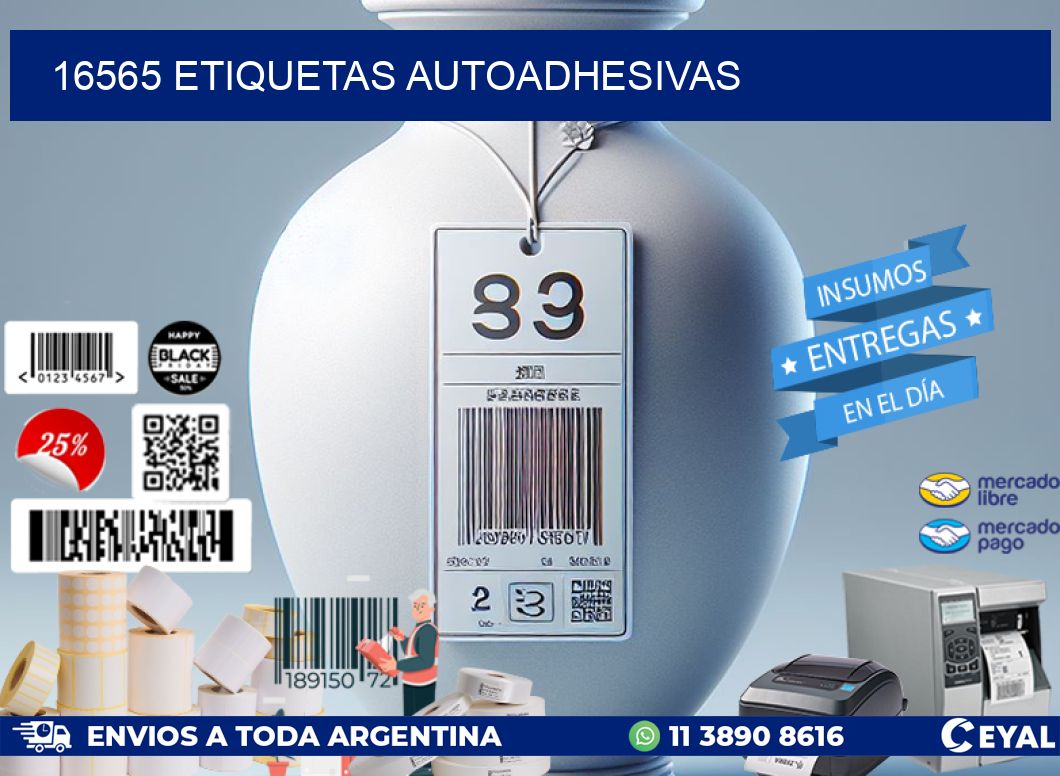 16565 ETIQUETAS AUTOADHESIVAS