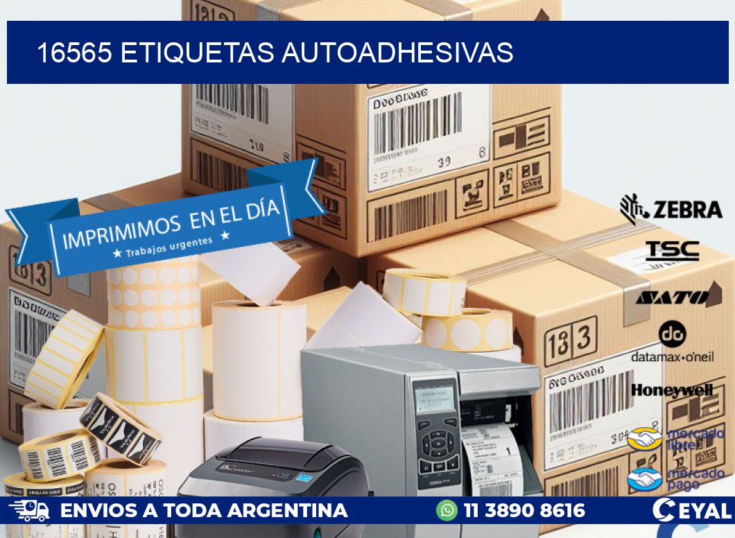16565 ETIQUETAS AUTOADHESIVAS