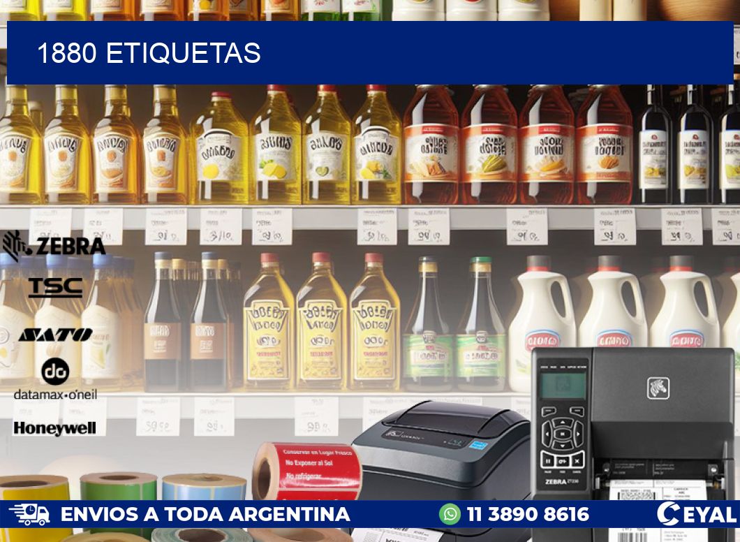 1880 ETIQUETAS