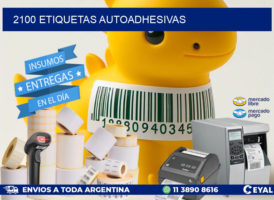 2100 ETIQUETAS AUTOADHESIVAS