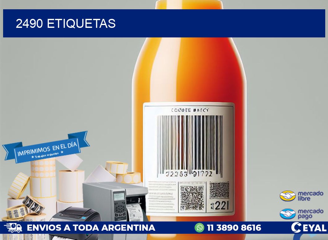2490 ETIQUETAS