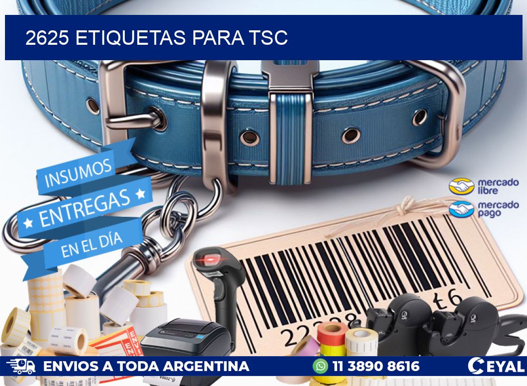 2625 ETIQUETAS PARA TSC