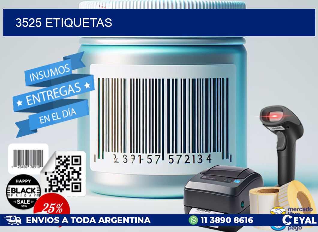 3525 ETIQUETAS