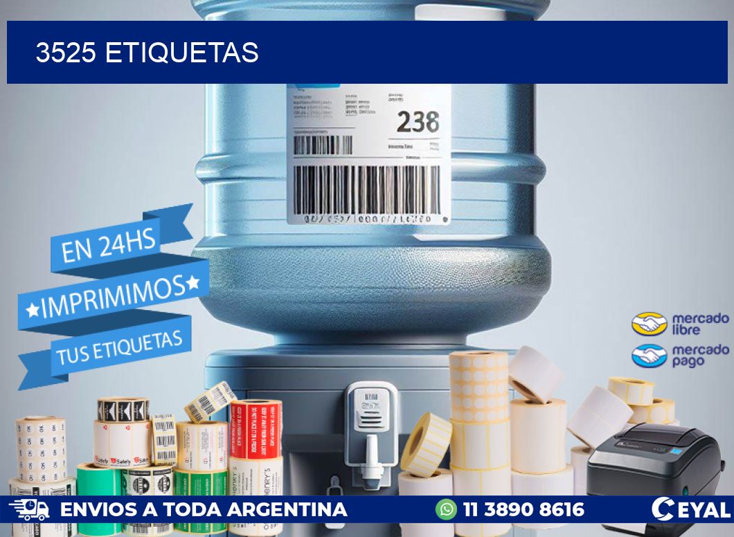 3525 ETIQUETAS