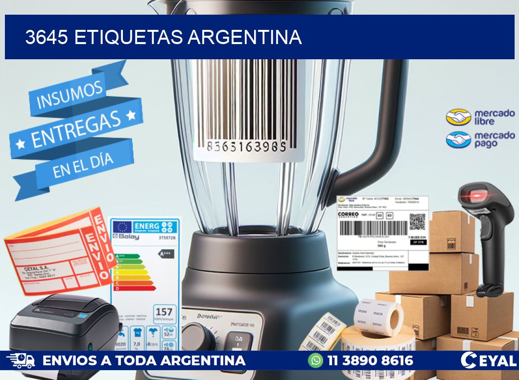 3645 ETIQUETAS ARGENTINA