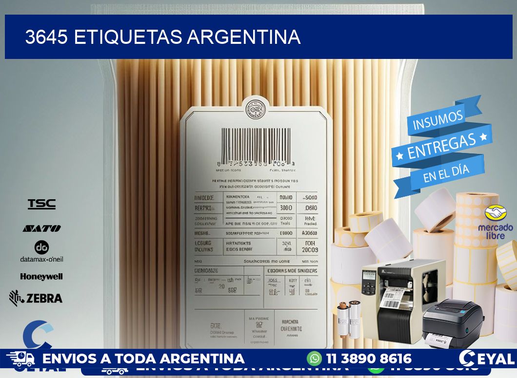 3645 ETIQUETAS ARGENTINA