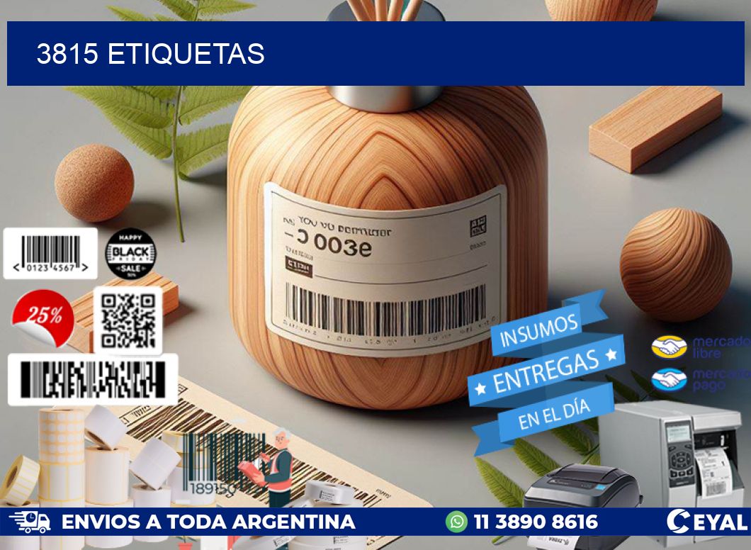 3815 ETIQUETAS