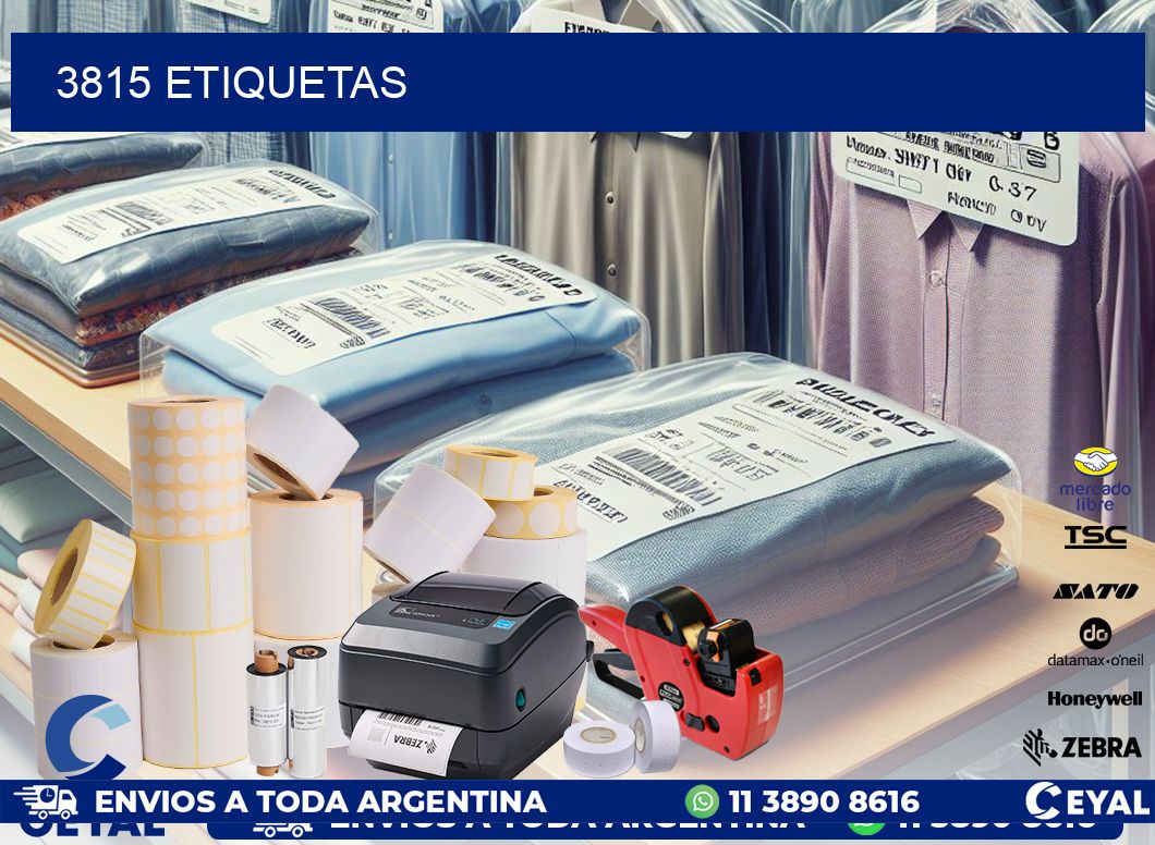 3815 ETIQUETAS