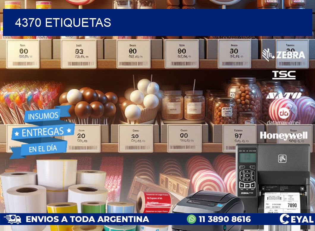 4370 ETIQUETAS