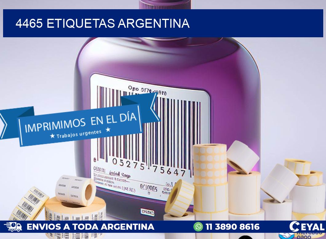 4465 ETIQUETAS ARGENTINA