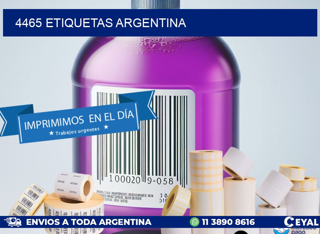 4465 ETIQUETAS ARGENTINA