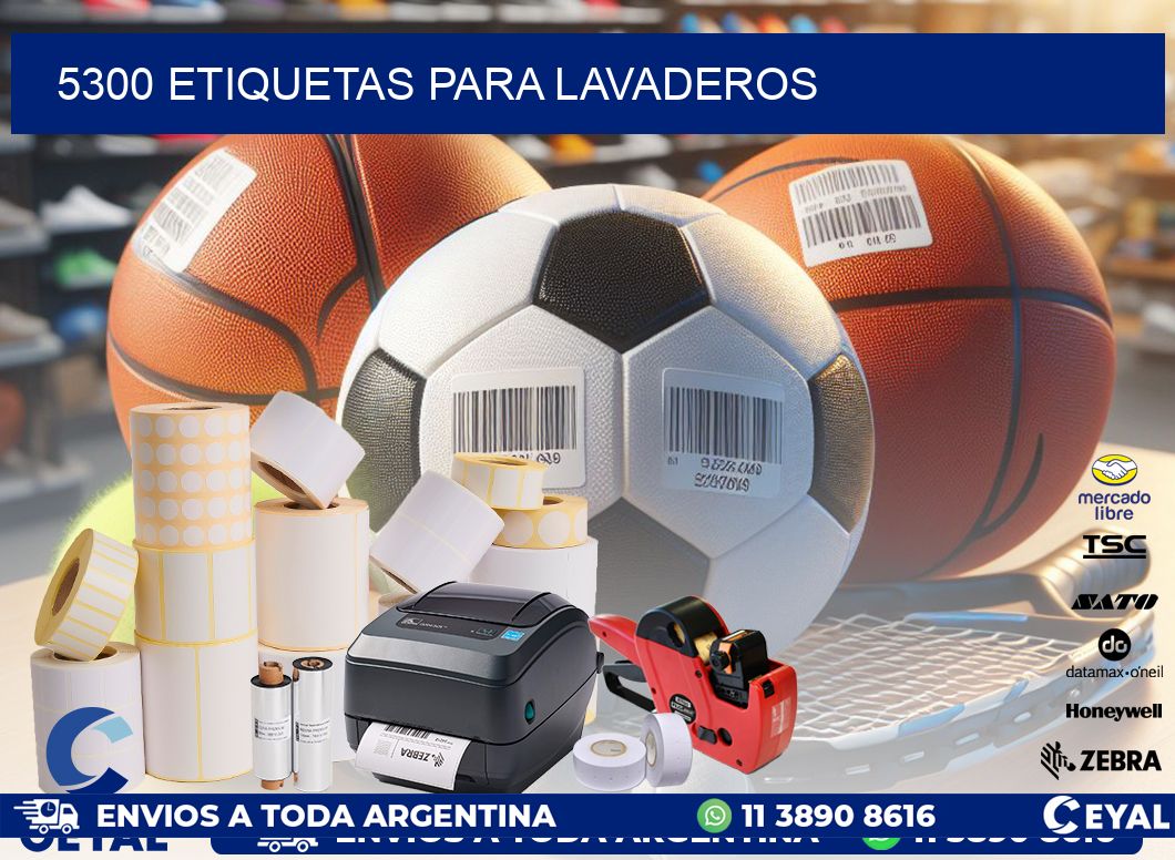 5300 ETIQUETAS PARA LAVADEROS