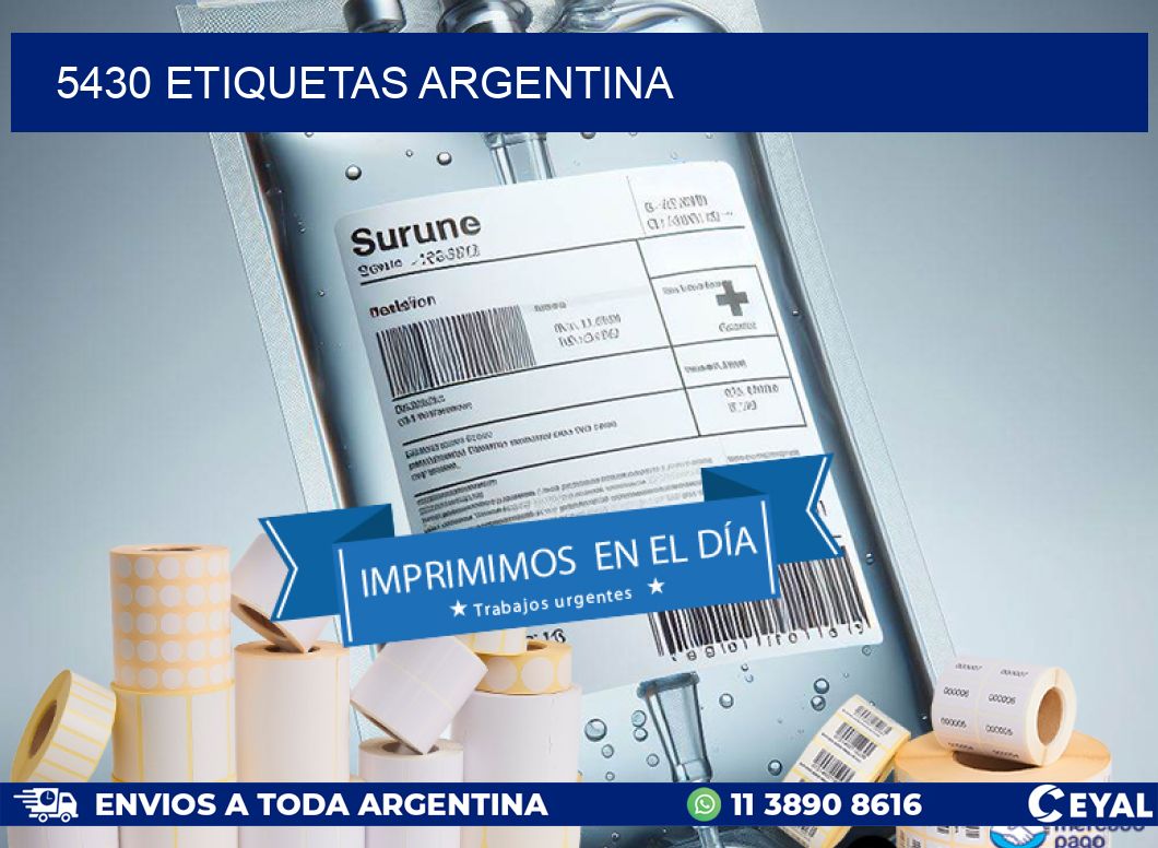 5430 ETIQUETAS ARGENTINA