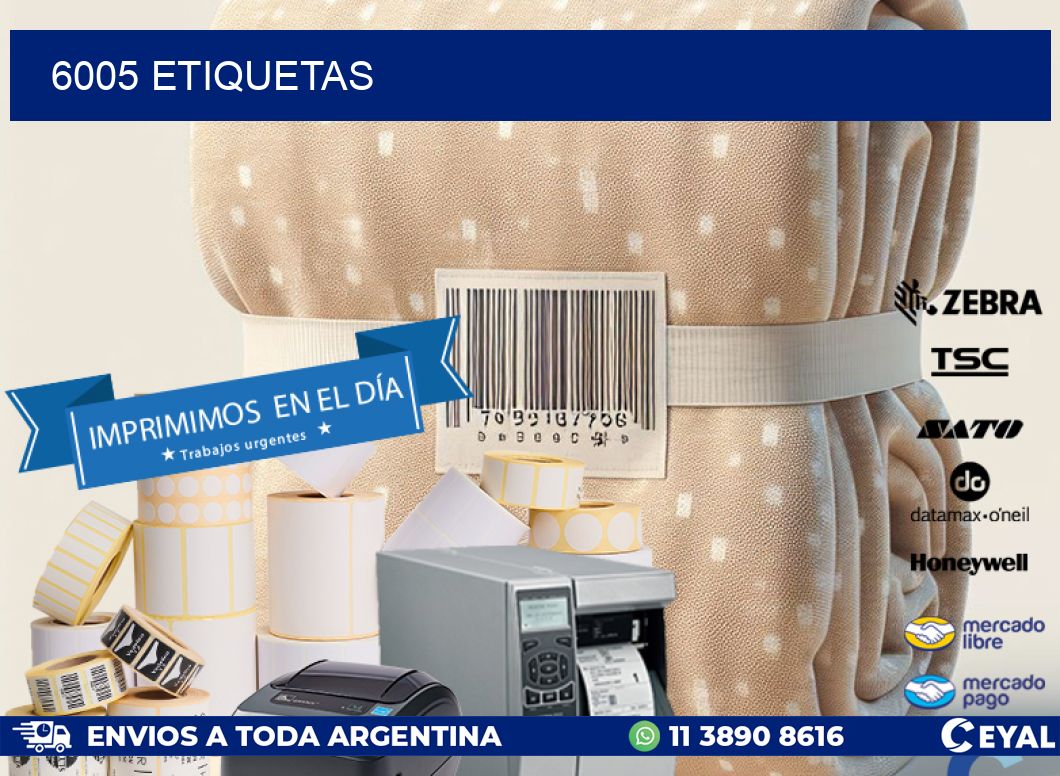 6005 ETIQUETAS